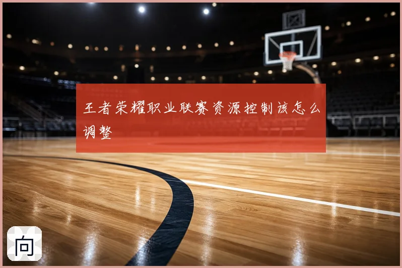 王者荣耀职业联赛资源控制该怎么调整